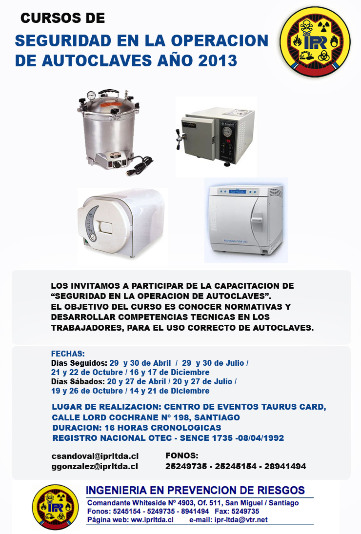 curso de autoclaves ipr 2013