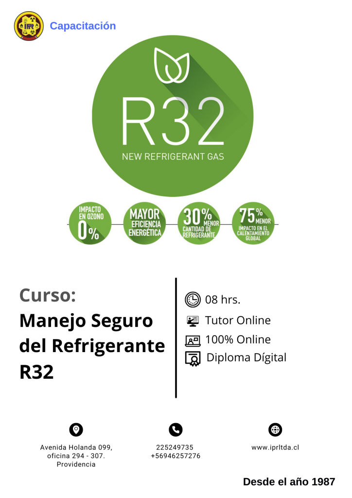 Curso refrigerante R32